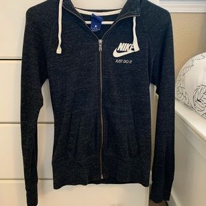 Nike zip-up sweatshirt